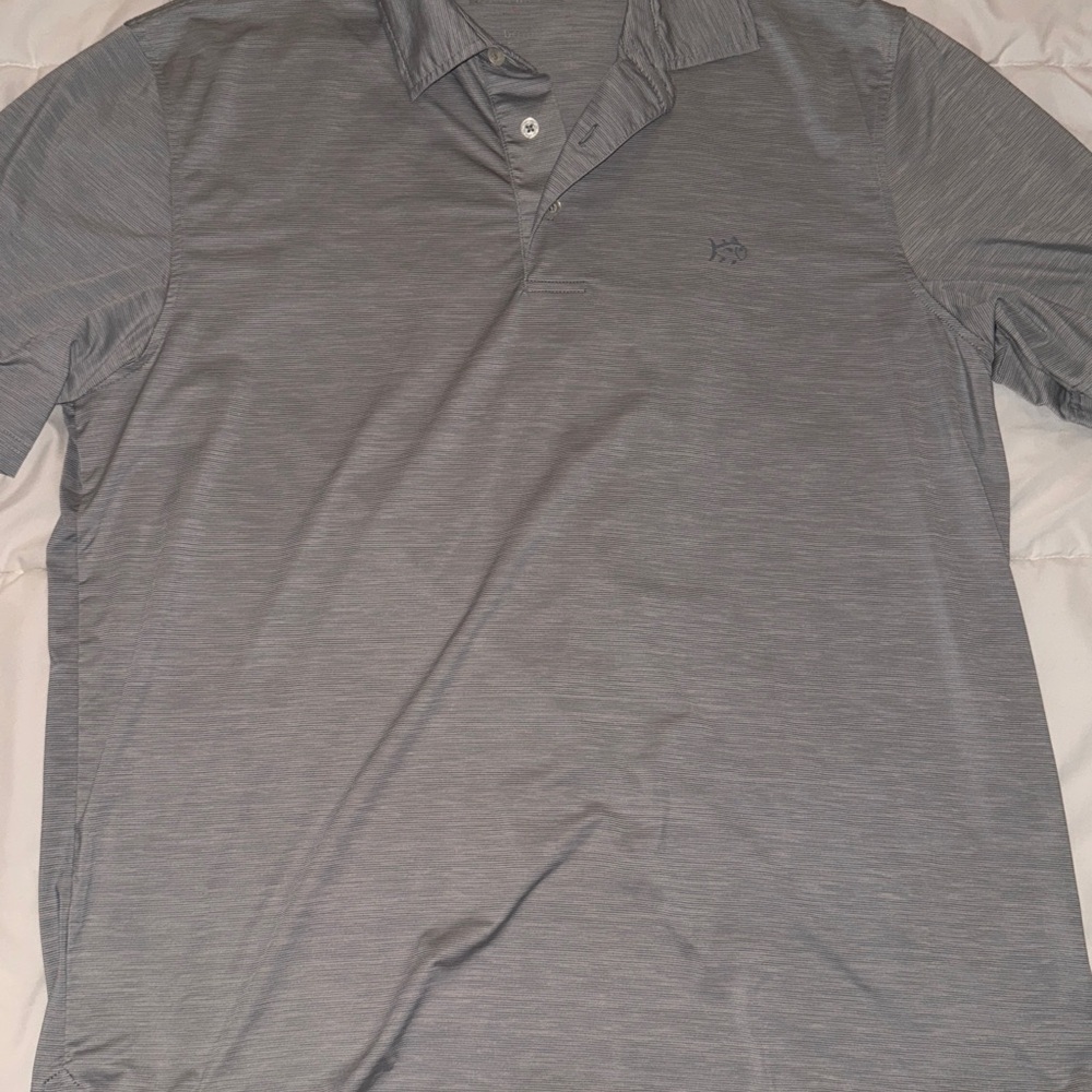 Southern Ride Gray Polo Shirt